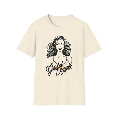 Gold Digger T - Shirt mit Frauenmotiv - TeeGerDesign - T - Shirt - Cotton