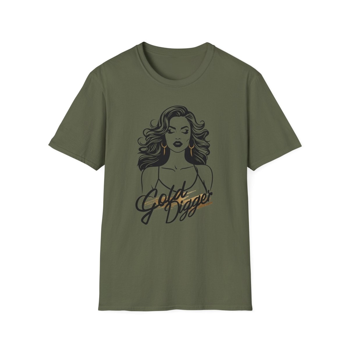 Gold Digger T - Shirt mit Frauenmotiv - TeeGerDesign - T - Shirt - Cotton