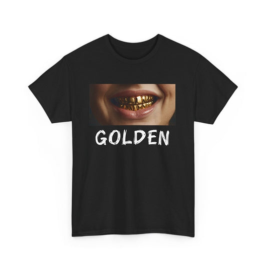 Golden Grill T - Shirt - Luxuriöser Stil und einzigartiges Design - TeeGerDesign - T - Shirt - Crew neck