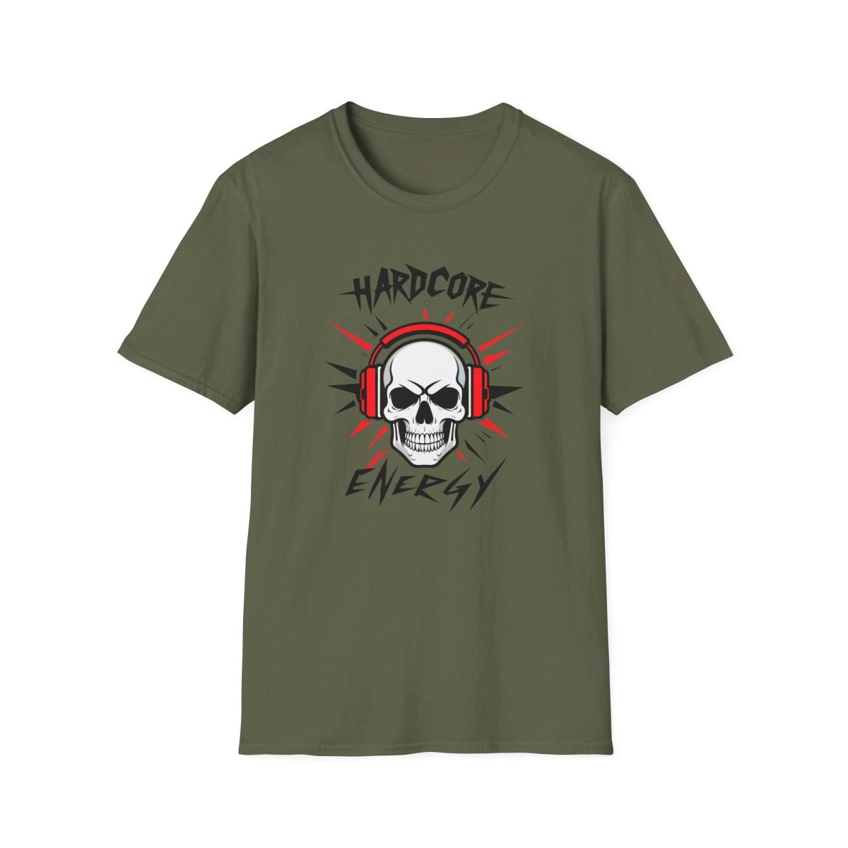 Hardcore Energy T - Shirt - Totenkopf Design - TeeGerDesign - T - Shirt - Cotton