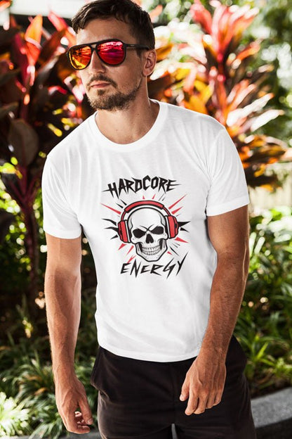 Hardcore Energy T - Shirt - Totenkopf Design - TeeGerDesign - T - Shirt - Cotton