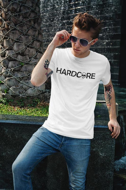 Hardcore Musik T - Shirt mit Totenkopf Motiv - TeeGerDesign - T - Shirt - Cotton