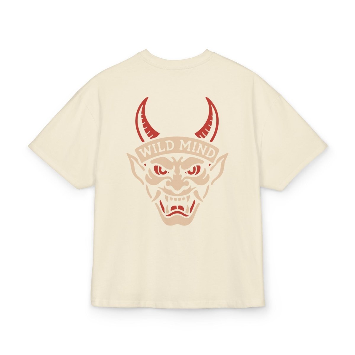 Henry TeeGer Wild Mind - Oversized Demon Backprint Shirt - TeeGerDesign - T-Shirt - Backprint