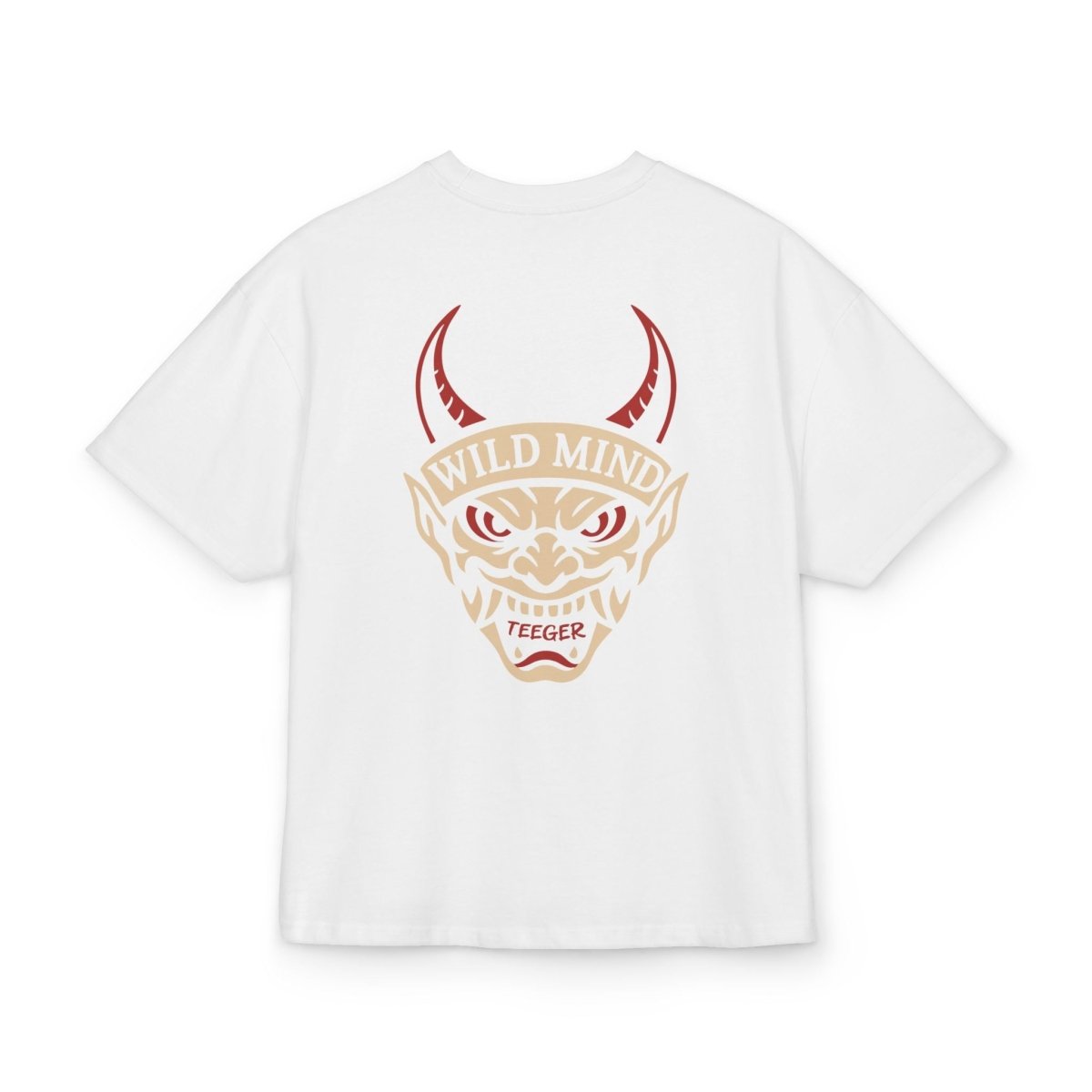 Henry TeeGer Wild Mind - Oversized Demon Backprint Shirt - TeeGerDesign - T-Shirt - Backprint
