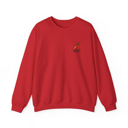 Hot Chilli Sweatshirt - TeeGerDesign - Sweatshirt - Crew neck