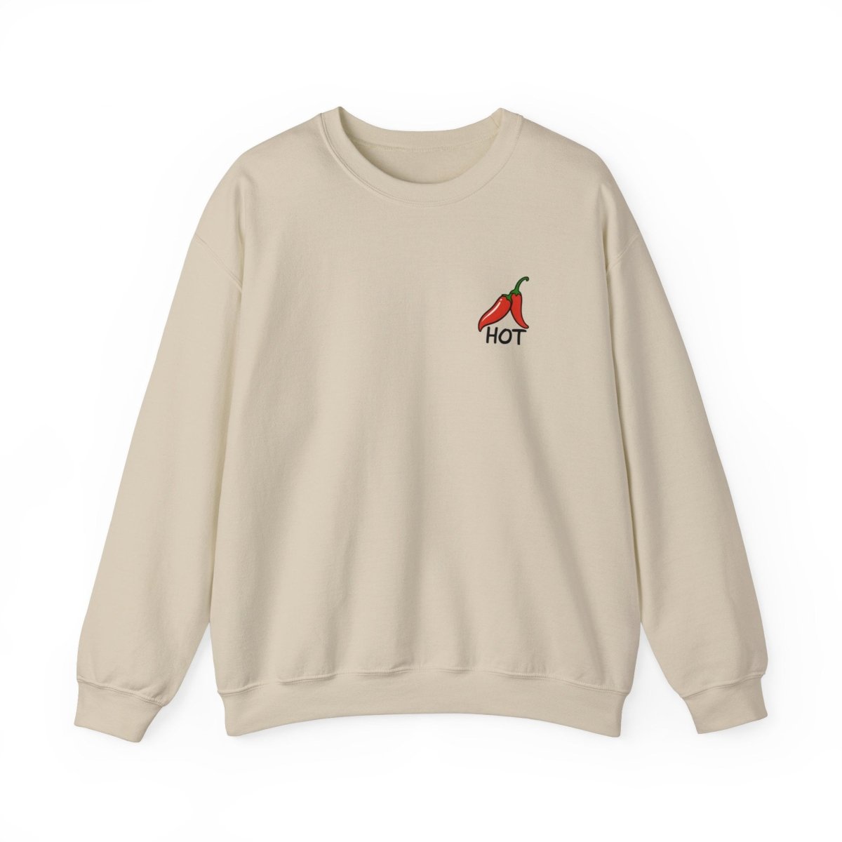 Hot Chilli Sweatshirt - TeeGerDesign - Sweatshirt - Crew neck