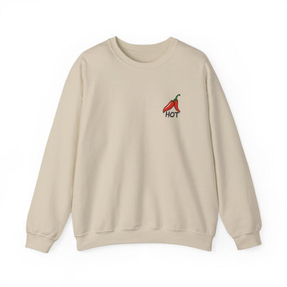 Hot Chilli Sweatshirt - TeeGerDesign - Sweatshirt - Crew neck