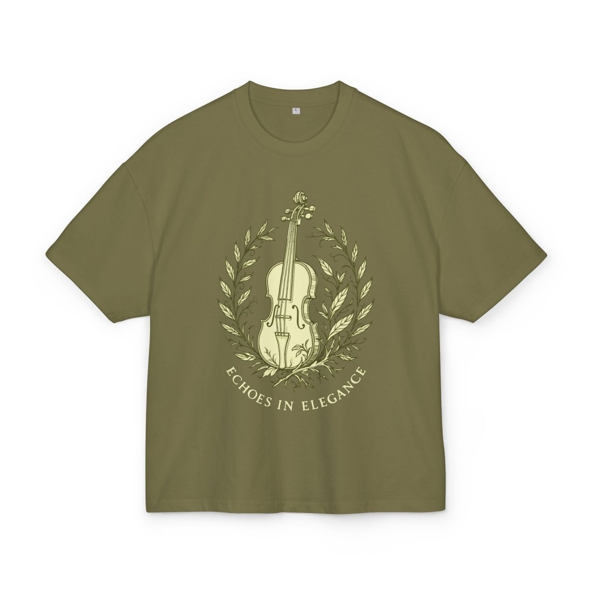 Jonah TeeGer Echoes - Oversized Violin Frontprint Shirt - TeeGerDesign - T-Shirt - Botanica