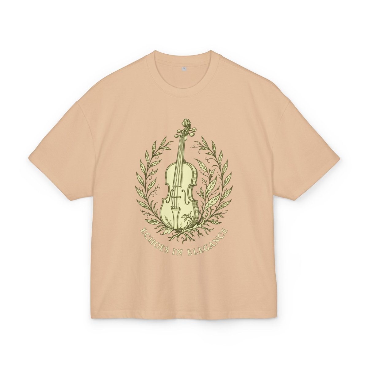 Jonah TeeGer Echoes - Oversized Violin Frontprint Shirt - TeeGerDesign - T-Shirt - Botanica