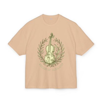 Jonah TeeGer Echoes - Oversized Violin Frontprint Shirt - TeeGerDesign - T-Shirt - Botanica