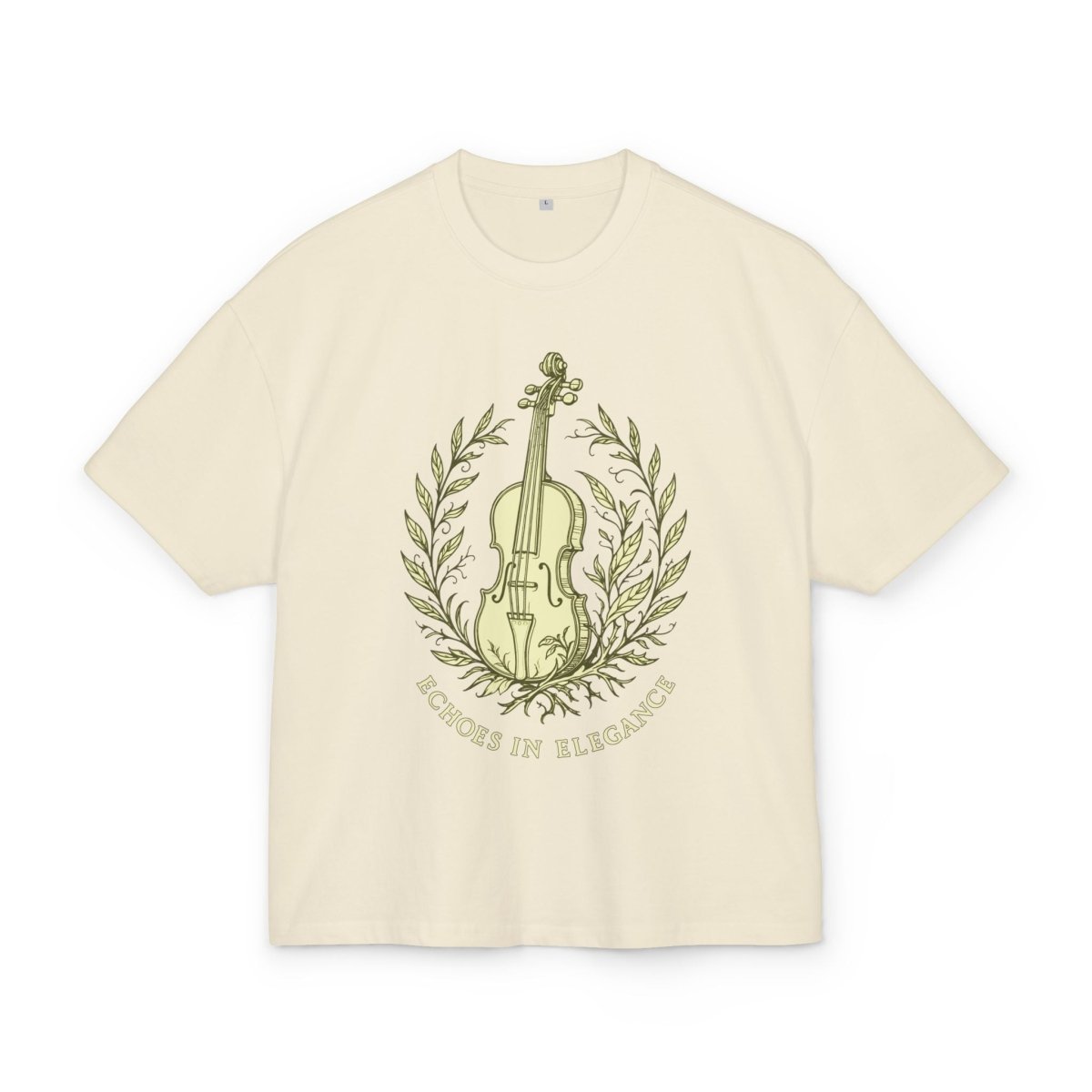 Jonah TeeGer Echoes - Oversized Violin Frontprint Shirt - TeeGerDesign - T-Shirt - Botanica