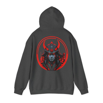 Kapuzenpullover mit futuristischem Samurai | Cooler Style Hoodie - TeeGerDesign - Hoodie - DTG