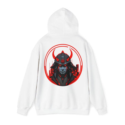 Kapuzenpullover mit futuristischem Samurai | Cooler Style Hoodie - TeeGerDesign - Hoodie - DTG