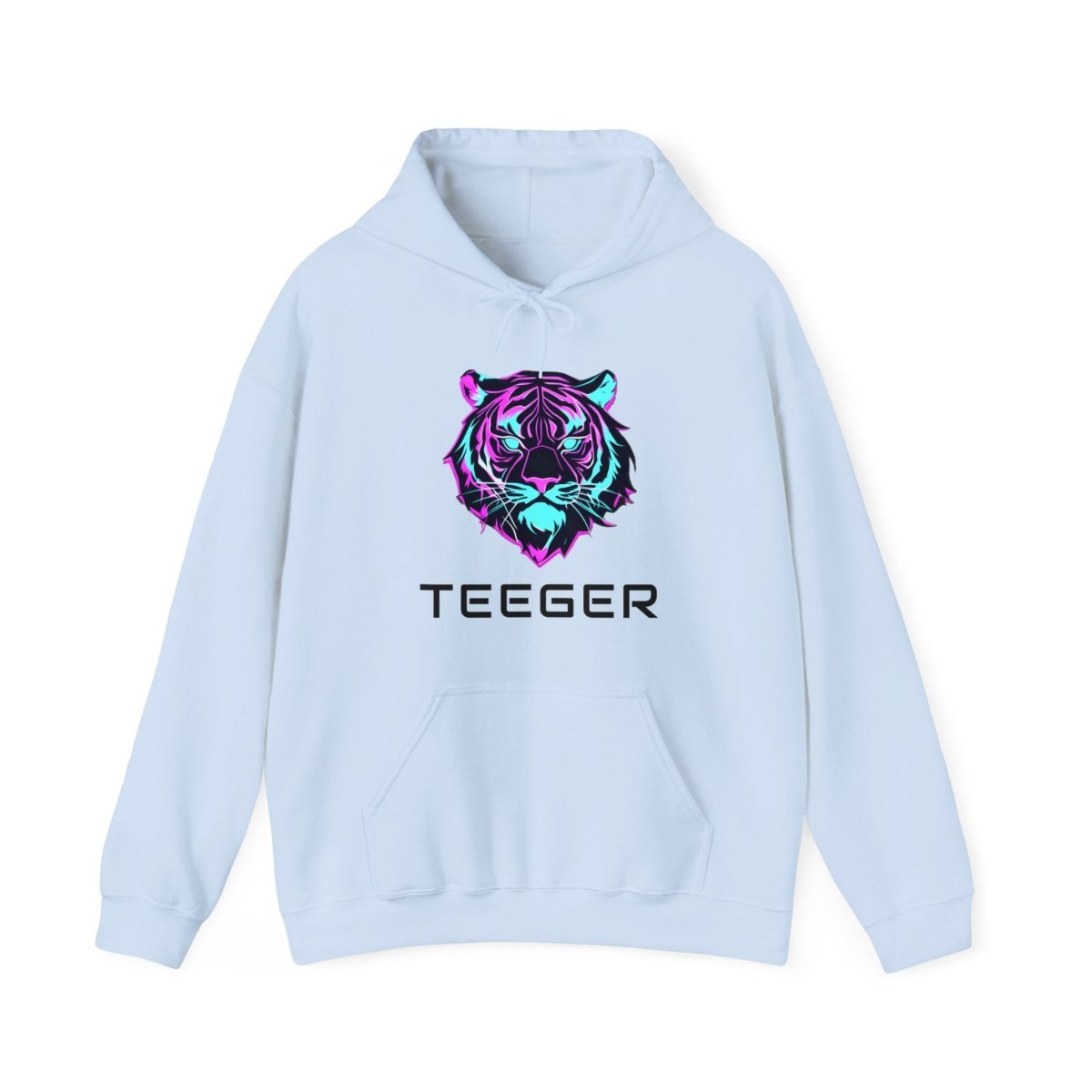 Kapuzenpullover mit modernem TeeGer Tigerdruck - TeeGerDesign - Hoodie - Brand