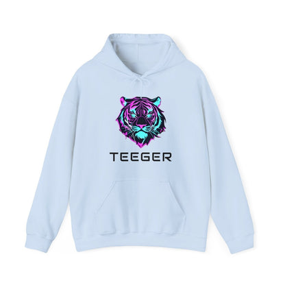 Kapuzenpullover mit modernem TeeGer Tigerdruck - TeeGerDesign - Hoodie - Brand