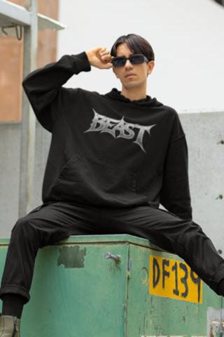 Kraftvolles Hoodie Design Beast - TeeGerDesign - Hoodie - DTG