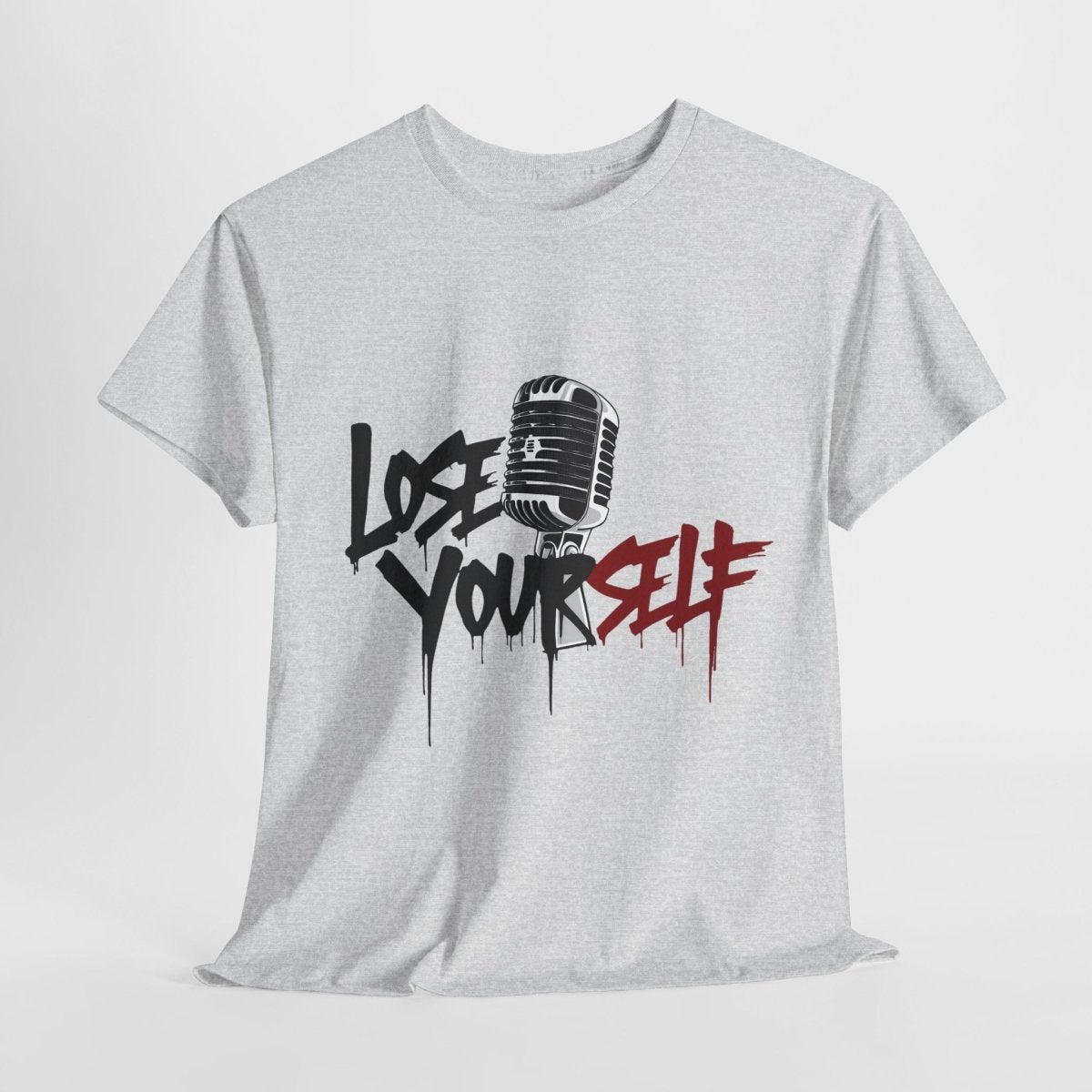 Lose Yourself T-Shirt – Mikrofon Design für echte Musikliebhaber - TeeGerDesign - T-Shirt - Crew neck