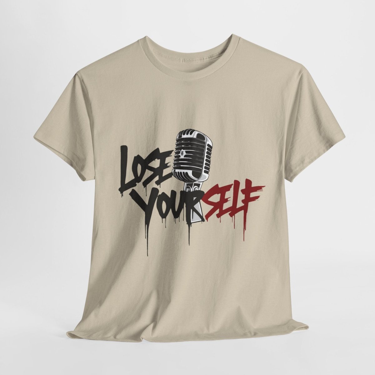 Lose Yourself T-Shirt – Mikrofon Design für echte Musikliebhaber - TeeGerDesign - T-Shirt - Crew neck