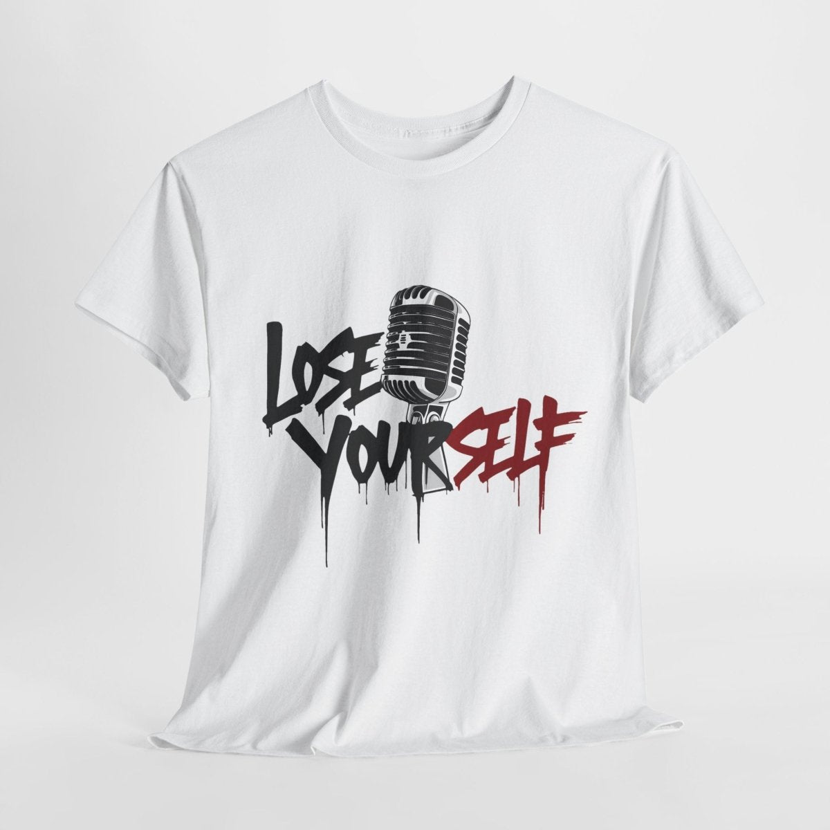 Lose Yourself T-Shirt – Mikrofon Design für echte Musikliebhaber - TeeGerDesign - T-Shirt - Crew neck