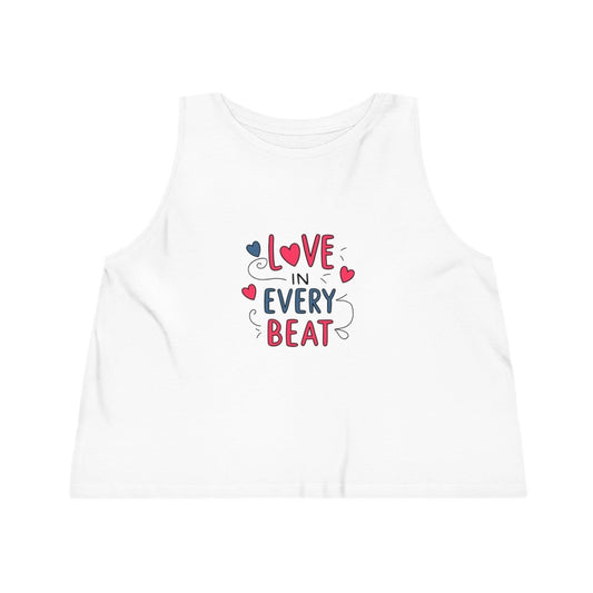 Love in Every Beat Tank Top - TeeGerDesign - Tank Top - Cotton