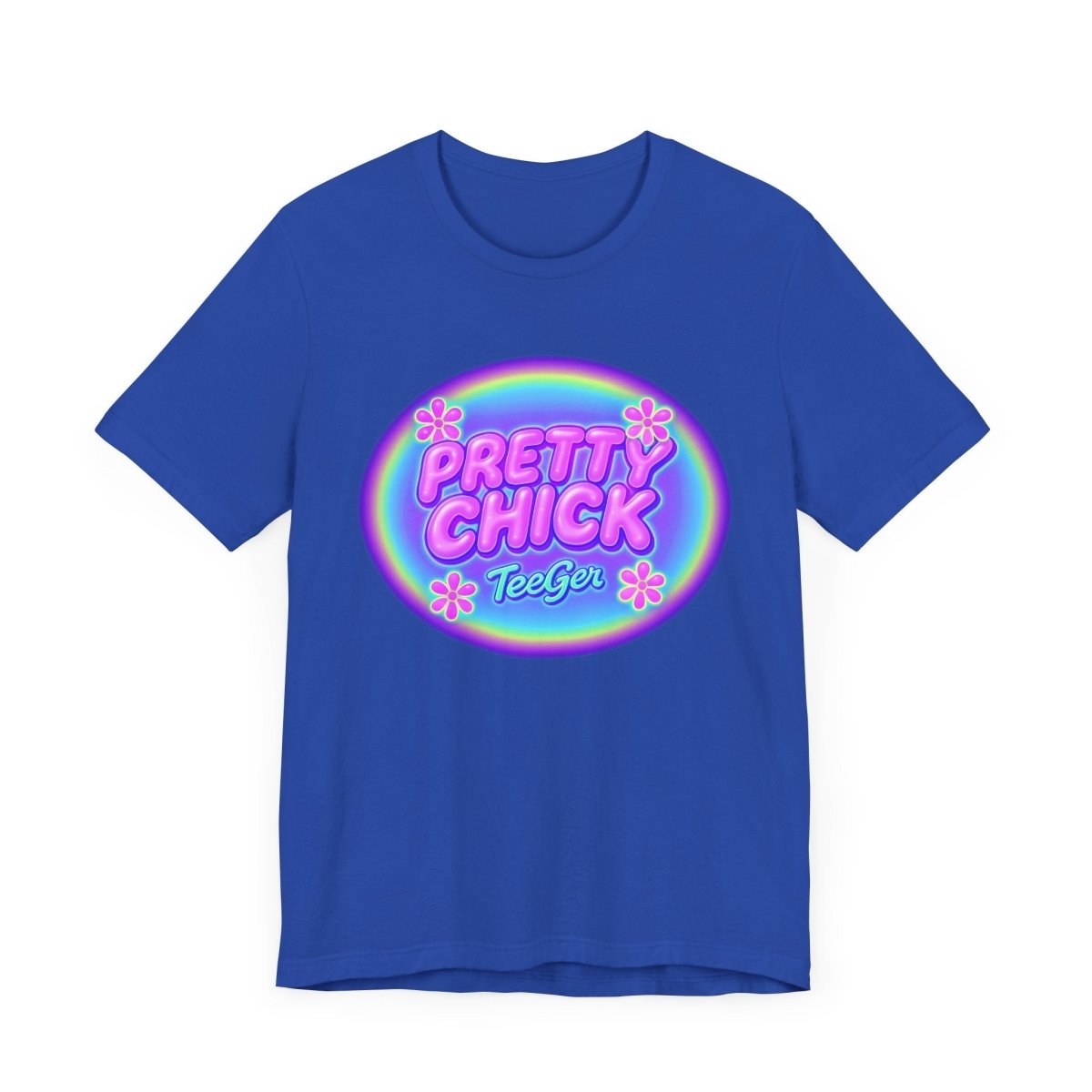 Maddy TeeGer Pretty Chick - Bubble Pop Frontprint Shirt - TeeGerDesign - T-Shirt - 3001