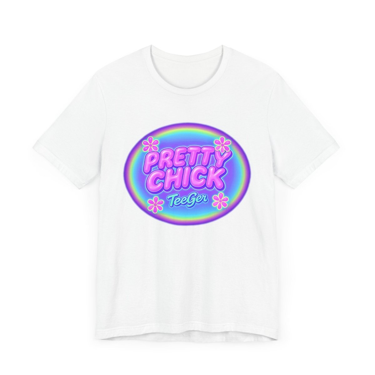 Maddy TeeGer Pretty Chick - Bubble Pop Frontprint Shirt - TeeGerDesign - T-Shirt - 3001