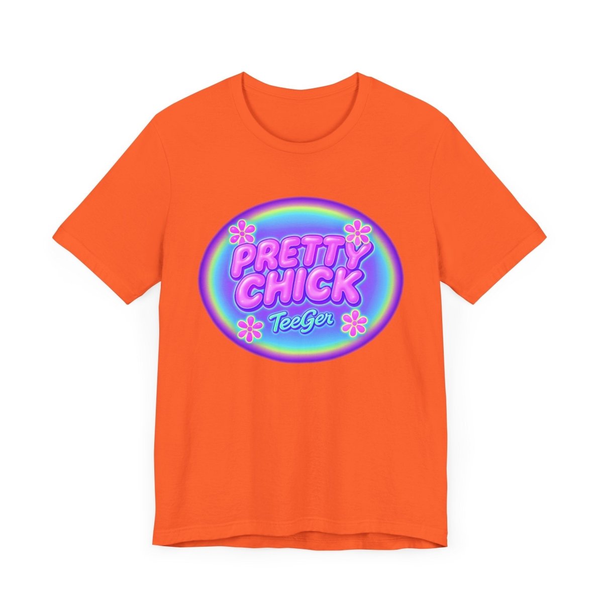 Maddy TeeGer Pretty Chick - Bubble Pop Frontprint Shirt - TeeGerDesign - T-Shirt - 3001