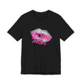 Maddy TeeGer Techno Lips - Neon Kiss Frontprint Shirt - TeeGerDesign - T-Shirt - 3001