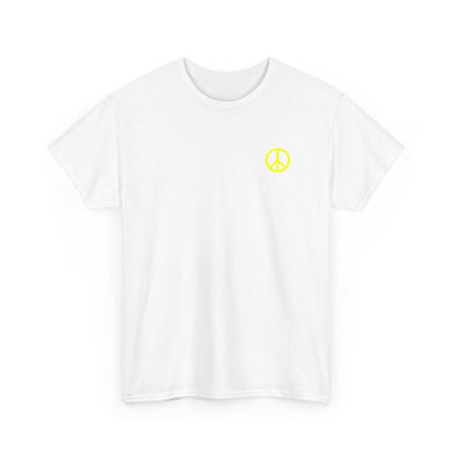 Minimalistisches Peace T - Shirt - TeeGerDesign - T - Shirt - Crew neck