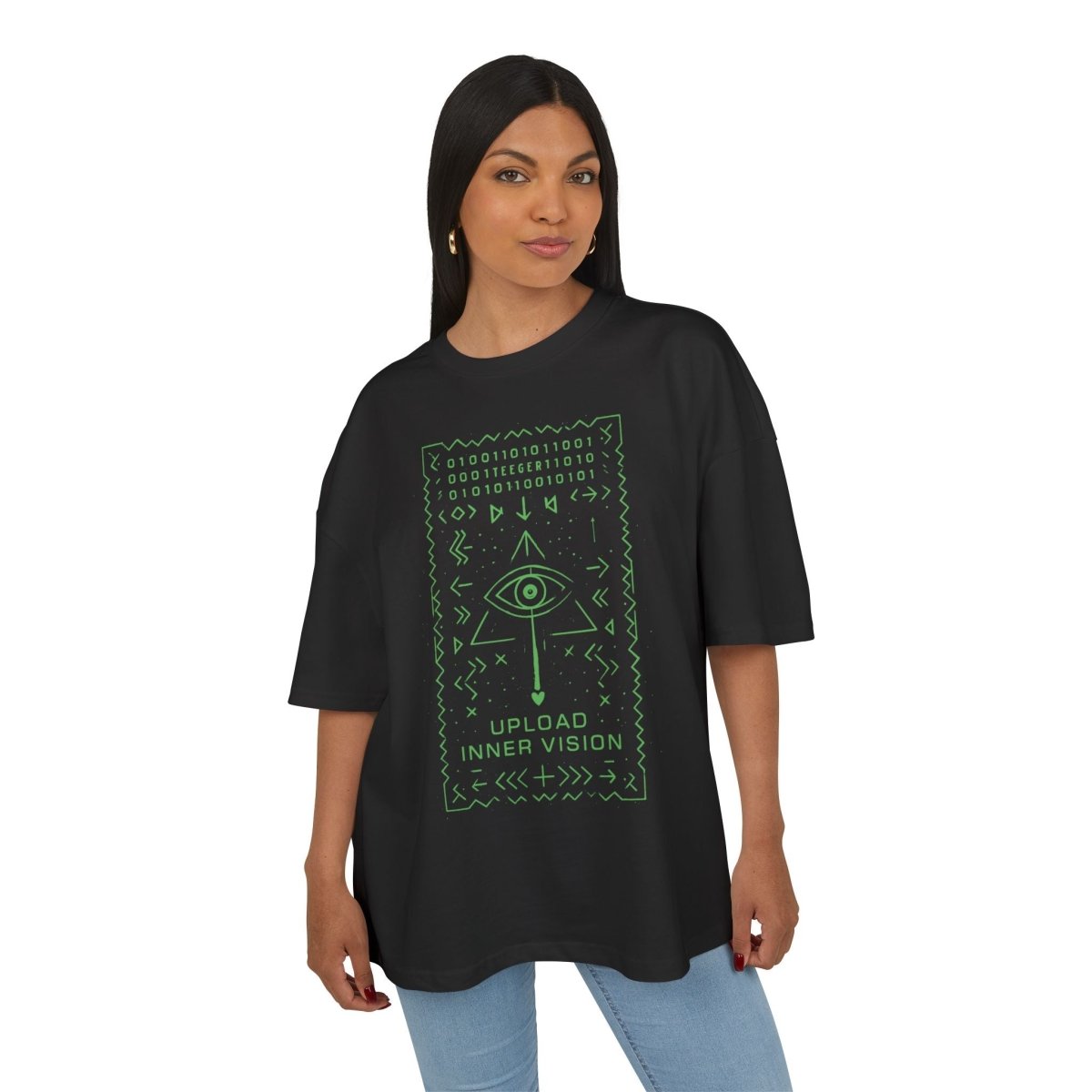 Ophelia TeeGer Inner Vision - Oversized Cyber Eye Frontprint Shirt - TeeGerDesign - T-Shirt - BY163