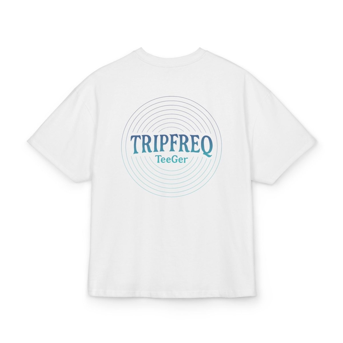 Ophelia TeeGer Tripfreq Pulse - Oversized Spiral Backprint Shirt - TeeGerDesign - T-Shirt - Backprint