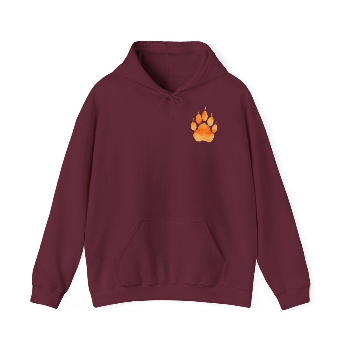 Orange Tigertatze Hoodie - TeeGerDesign - Hoodie - Brand