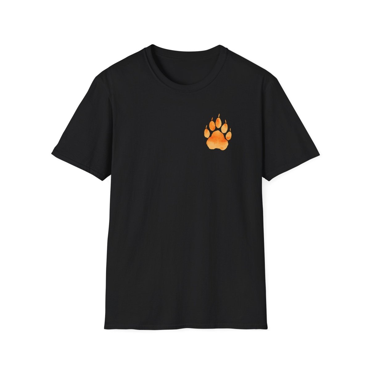 Orange Tigertatze T-Shirt - TeeGerDesign - T-Shirt - Brand