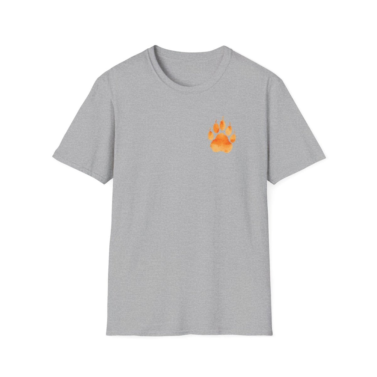 Orange Tigertatze T-Shirt - TeeGerDesign - T-Shirt - Brand