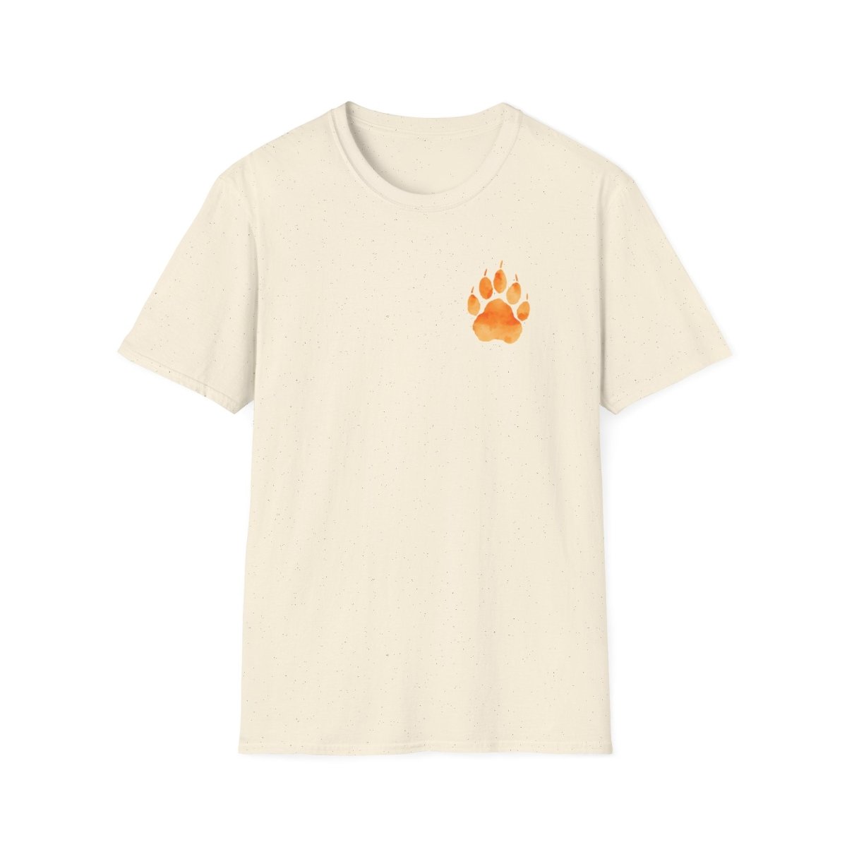 Orange Tigertatze T-Shirt - TeeGerDesign - T-Shirt - Brand