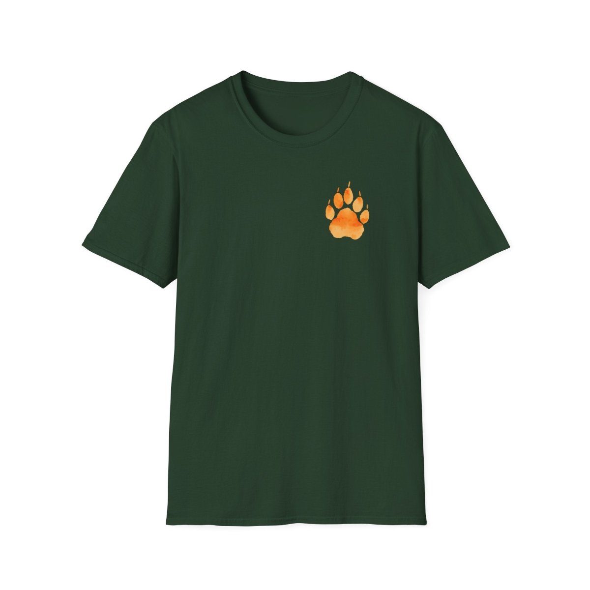 Orange Tigertatze T-Shirt - TeeGerDesign - T-Shirt - Brand