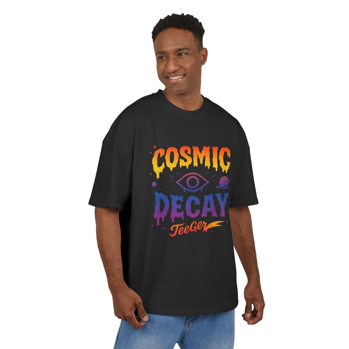 Pedro TeeGer Cosmic Decay - Oversized Meltdown Frontprint Shirt - TeeGerDesign - T-Shirt - BY163