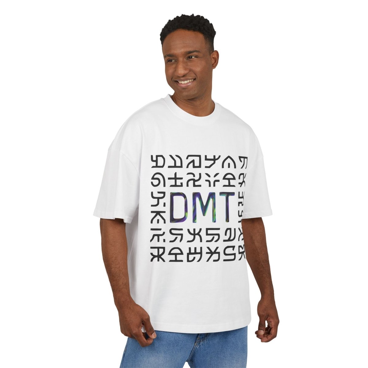 Pedro TeeGer DMT Grid - Oversized Glyph Matrix Frontprint Shirt - TeeGerDesign - T-Shirt - BY163