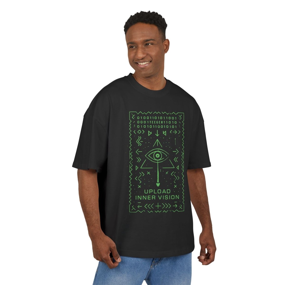 Pedro TeeGer Inner Vision - Oversized Cyber Eye Frontprint Shirt - TeeGerDesign - T-Shirt - BY163