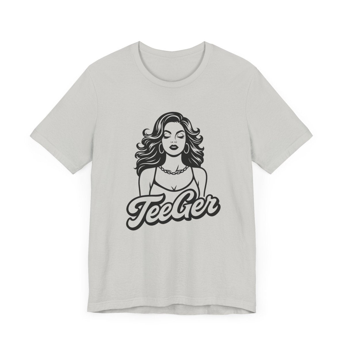 Peggy TeeGer GOLD DIGGER - Bold Lady Tattoo Style T-Shirt - TeeGerDesign - T-Shirt - 3001