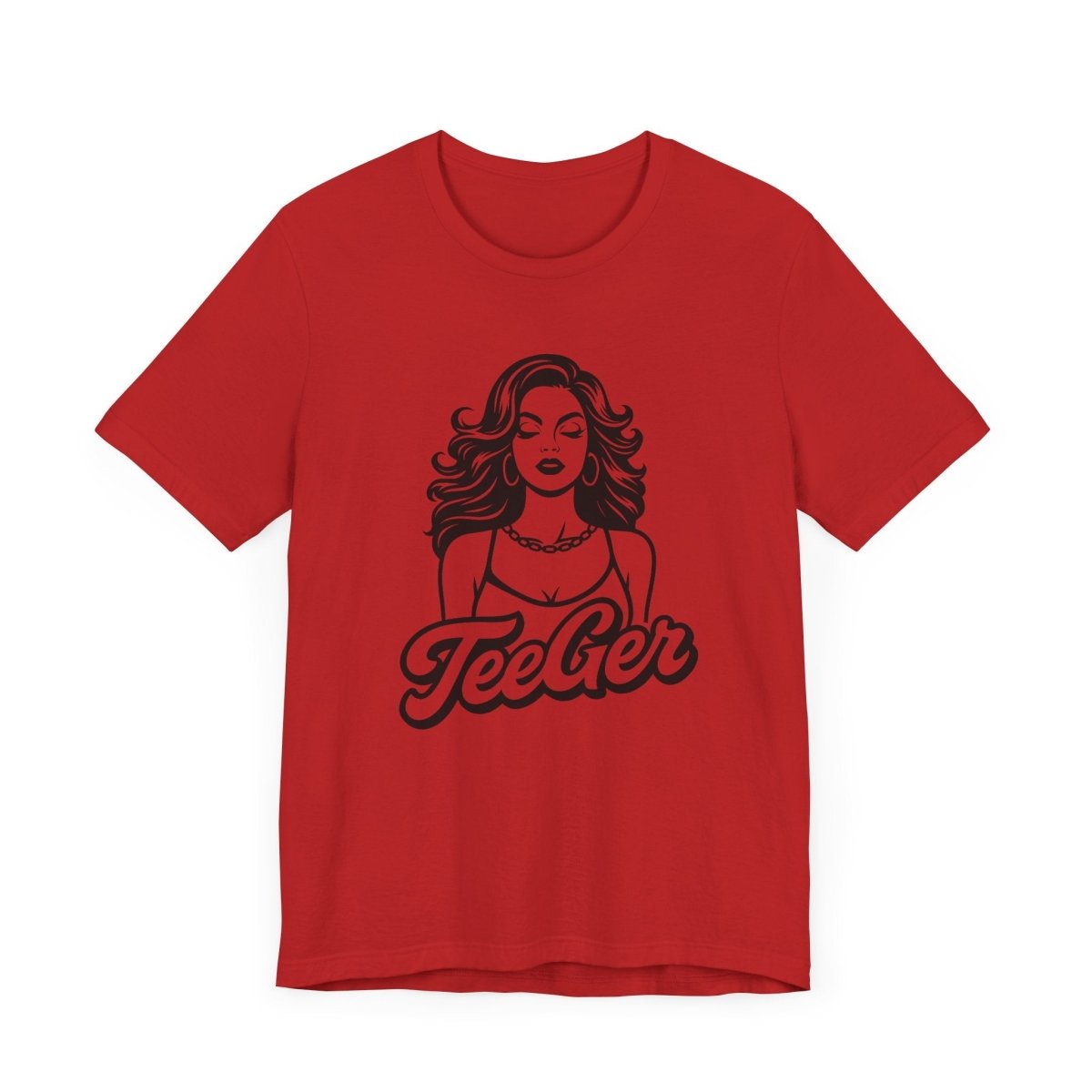 Peggy TeeGer GOLD DIGGER - Bold Lady Tattoo Style T-Shirt - TeeGerDesign - T-Shirt - 3001