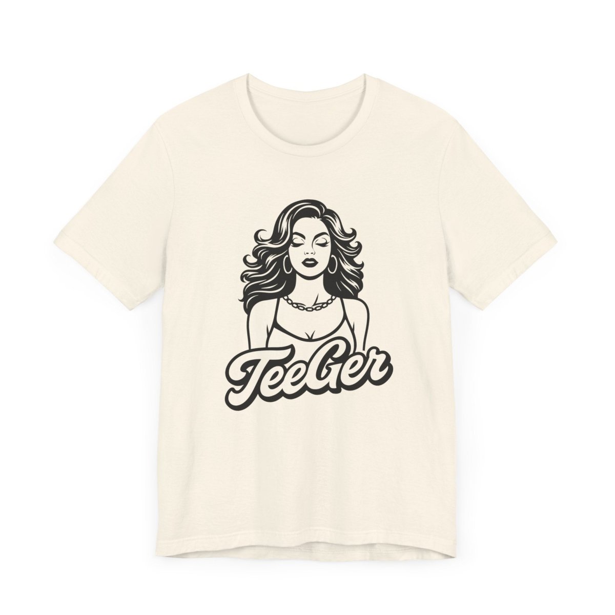 Peggy TeeGer GOLD DIGGER - Bold Lady Tattoo Style T-Shirt - TeeGerDesign - T-Shirt - 3001