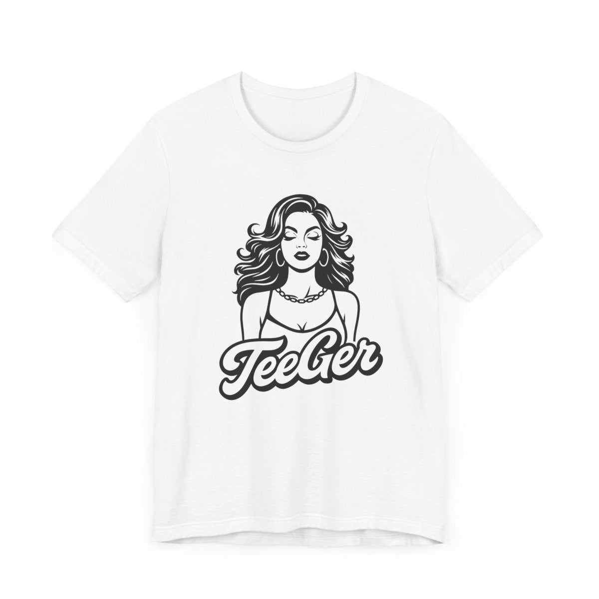 Peggy TeeGer GOLD DIGGER - Bold Lady Tattoo Style T-Shirt - TeeGerDesign - T-Shirt - 3001