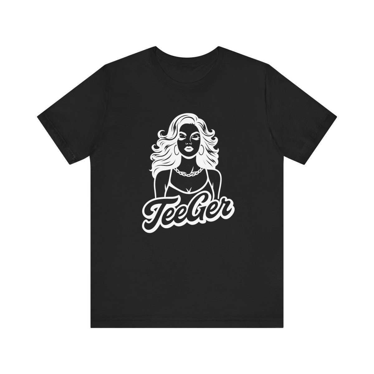 Peggy TeeGer GOLD DIGGER - Bold Lady Tattoo Style T-Shirt - TeeGerDesign - T-Shirt - 3001