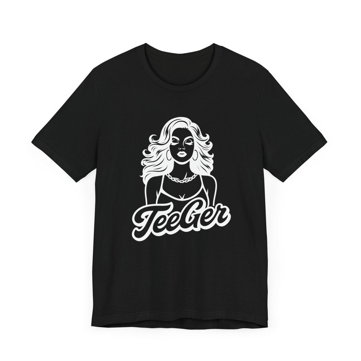 Peggy TeeGer GOLD DIGGER - Bold Lady Tattoo Style T-Shirt - TeeGerDesign - T-Shirt - 3001