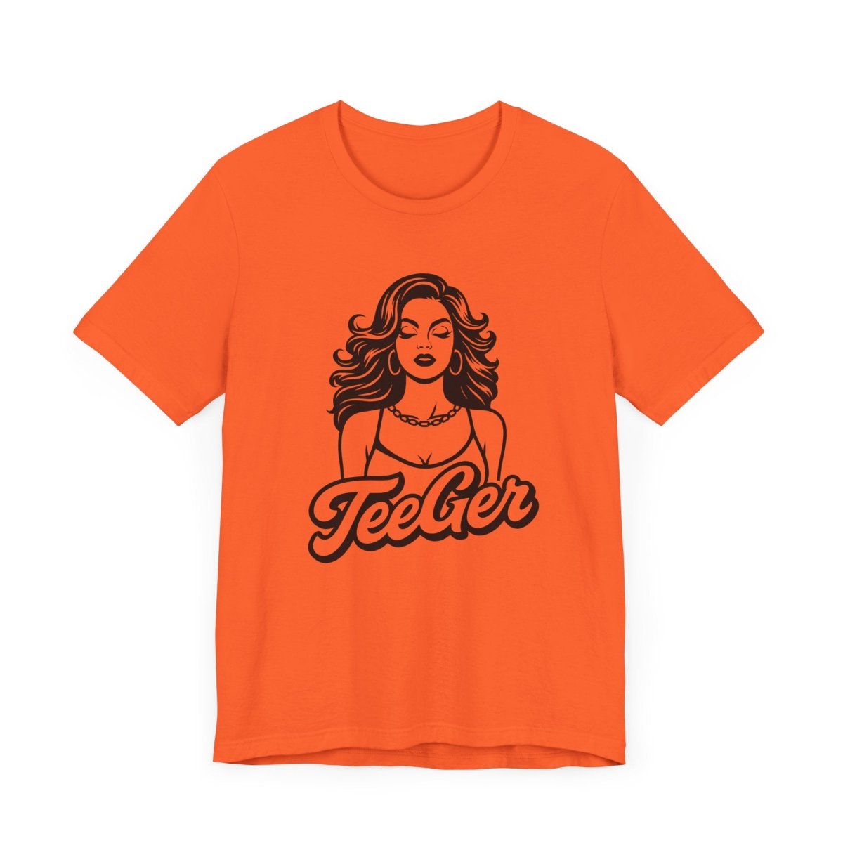 Peggy TeeGer GOLD DIGGER - Bold Lady Tattoo Style T-Shirt - TeeGerDesign - T-Shirt - 3001
