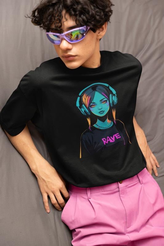 Rave Girl T - Shirt - TeeGerDesign - T - Shirt - Crew neck