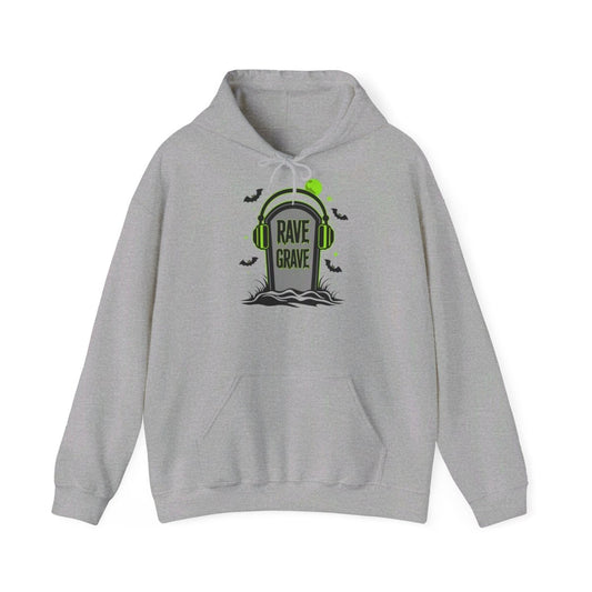 Rave Grave Hoodie - TeeGerDesign - Hoodie - DTG