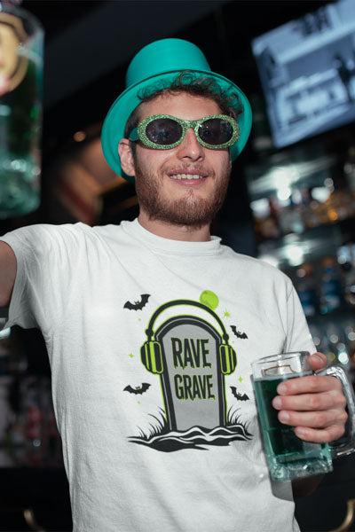 Rave Grave T - Shirt – Stylisches Festival - Shirt - TeeGerDesign - T - Shirt - Cotton