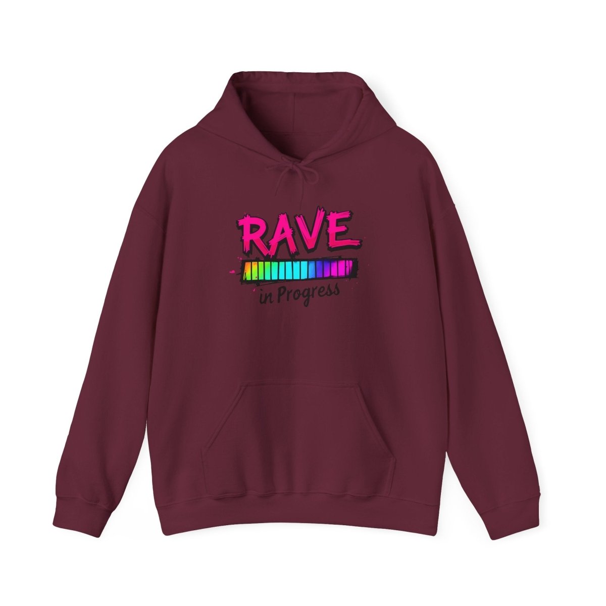 Rave in Progress Hoodie - TeeGerDesign - Hoodie - DTG